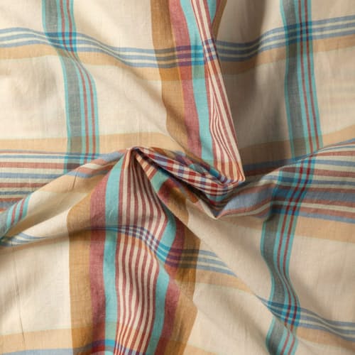 laydown detail image of Archive Madras Long Sleeve Shirt