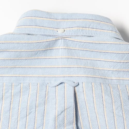 laydown detail image of Japanese Striped Oxford Shirt