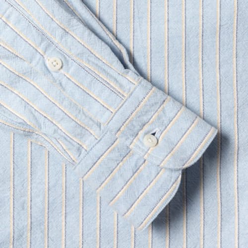 laydown detail image of Japanese Striped Oxford Shirt