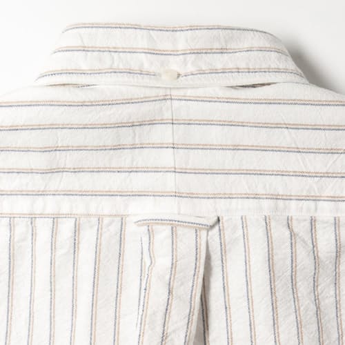 laydown detail image of Japanese Striped Oxford Shirt