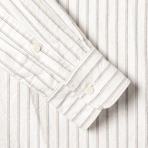 laydown detail image of Japanese Striped Oxford Shirt