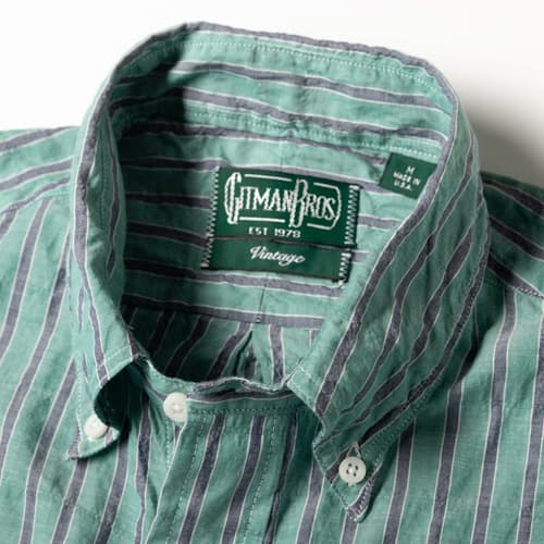 laydown detail image of Japanese Awning Camp Collar Shirt