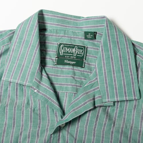 laydown detail image of Japanese Awning Camp Collar Shirt