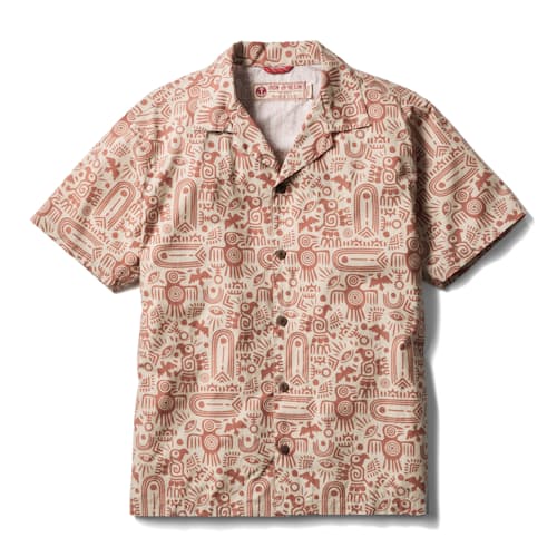 laydown image of Aztec Short Sleeve Shirt