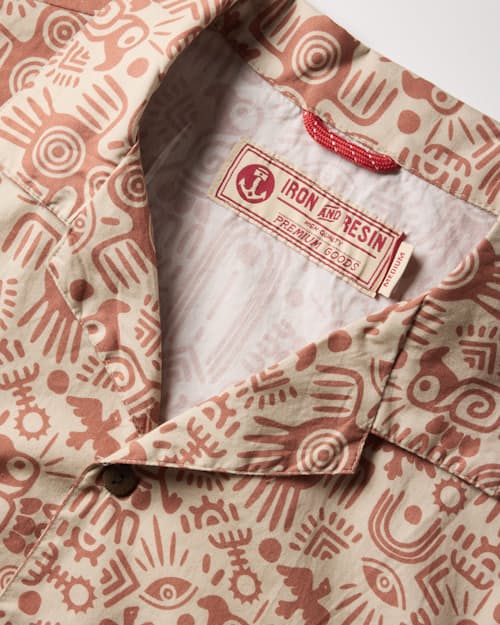laydown detail image of Aztec Short Sleeve Shirt