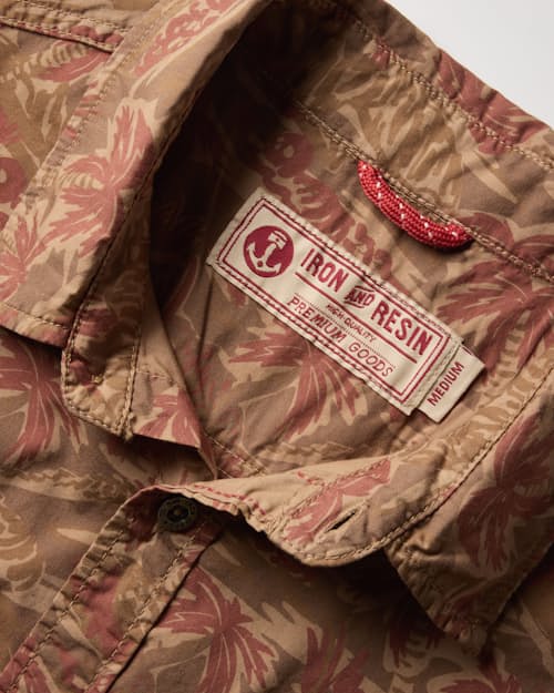 laydown detail image of Camo Short Sleeve Shirt