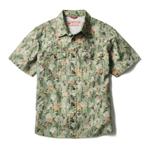 laydown image of Cactus Short Sleeve Shirt