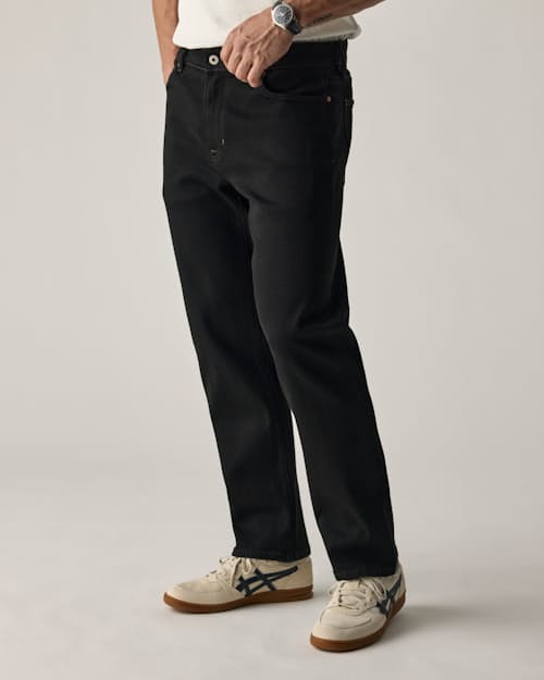 lifestyle image of Stretch Selvedge Denim - HB Straight