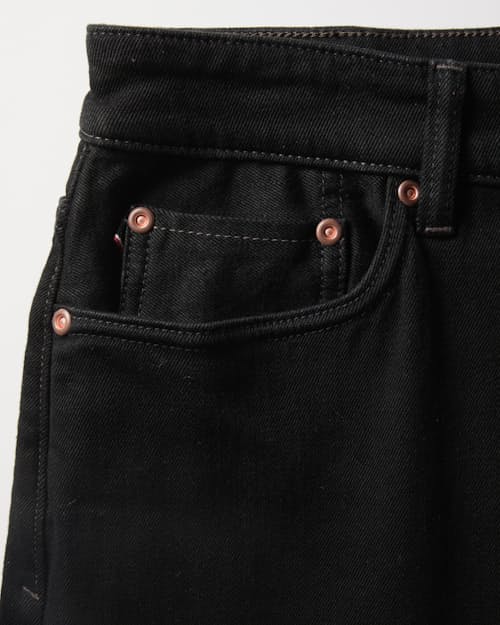 laydown detail image of Stretch Selvedge Denim - HB Straight