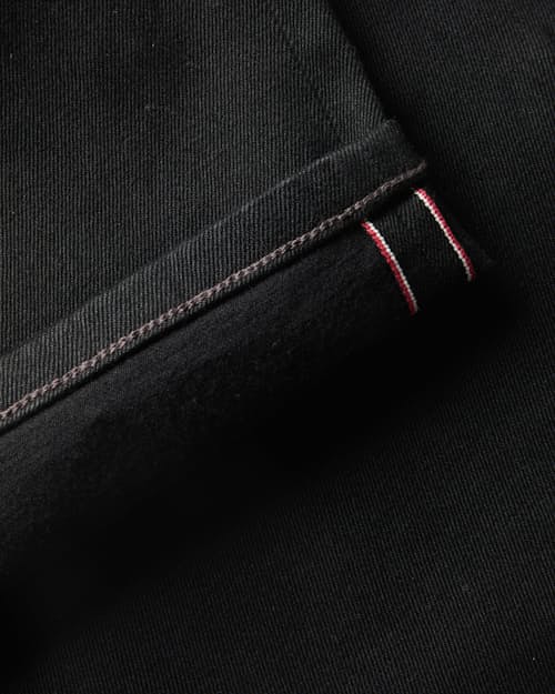 laydown detail image of Stretch Selvedge Denim - HB Straight