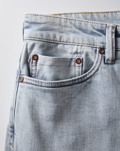laydown detail image of Stretch Selvedge Denim - HB Athletic Tapered