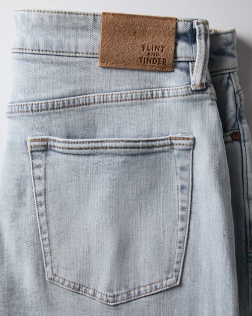 laydown detail image of Stretch Selvedge Denim - HB Athletic Tapered