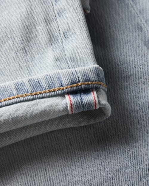 laydown detail image of Stretch Selvedge Denim - HB Athletic Tapered