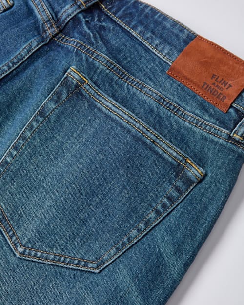 laydown detail image of Stretch Selvedge Denim - HB Athletic Straight
