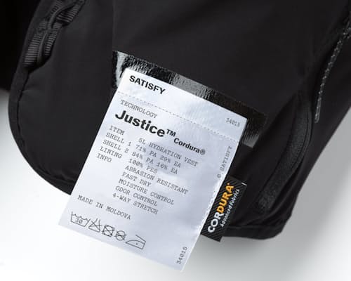 laydown detail image of Justice Cordura Hydration Vest