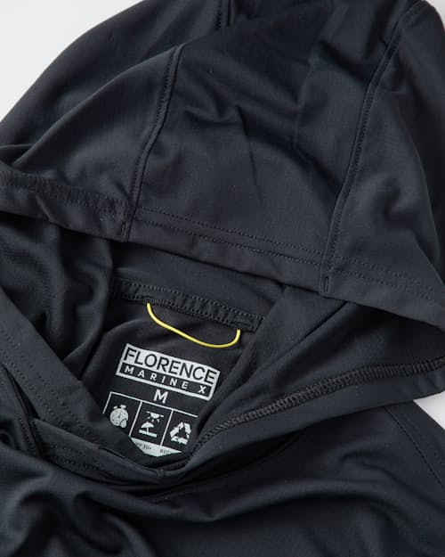 laydown detail image of Airtex Long Sleeve Hooded Shirt