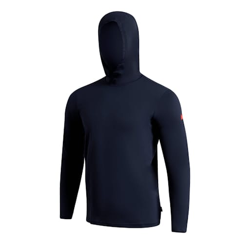 laydown image of Airtex Long Sleeve Hooded Shirt