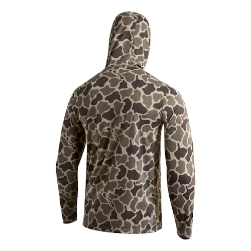 laydown image of Airtex Long Sleeve Hooded Shirt