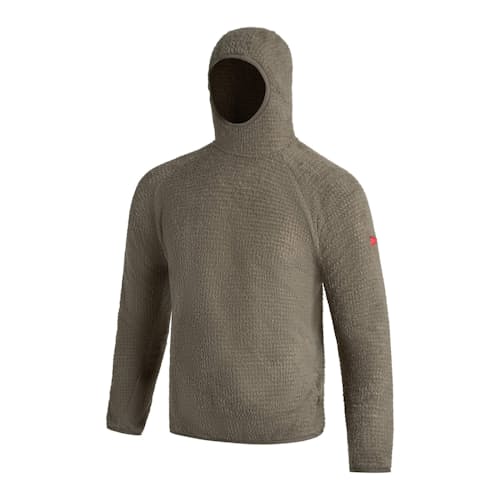 laydown image of Polartec Alpha Direct Hooded Fleece