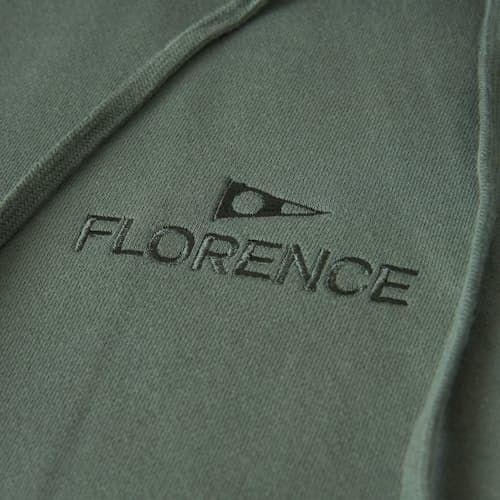 laydown detail image of Florence Embroidered Hoodie