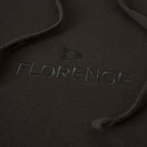 laydown detail image of Florence Embroidered Hoodie