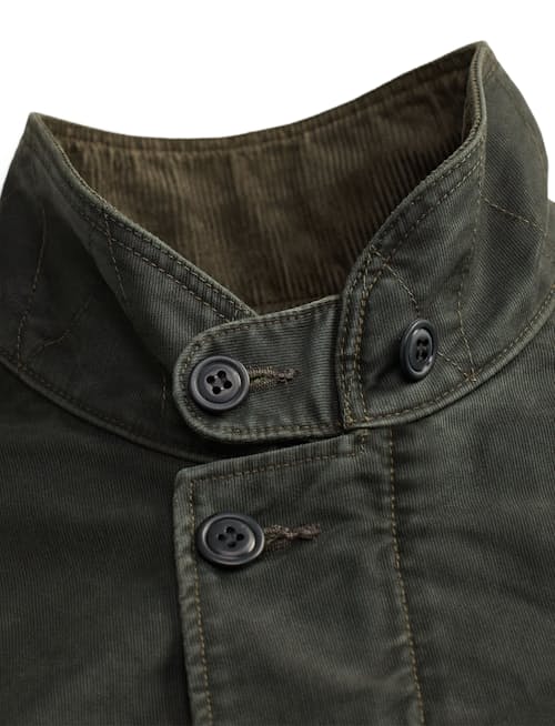 laydown detail image of Bower Double Cloth Bomber Jacket