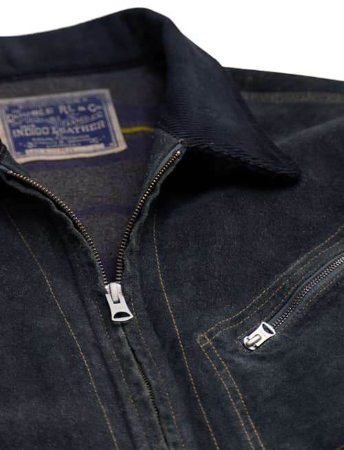 laydown detail image of Chrysler Suede Jacket