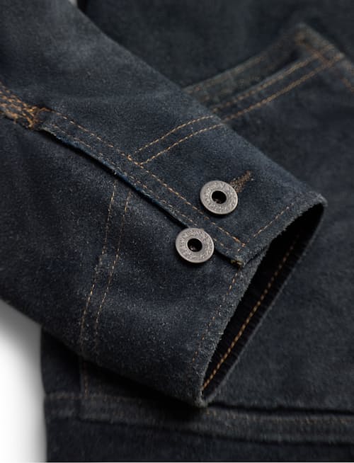laydown detail image of Chrysler Suede Jacket