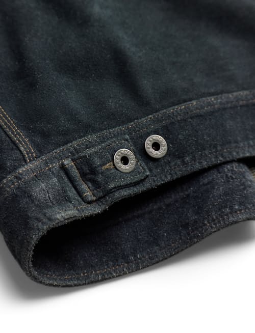 laydown detail image of Chrysler Suede Jacket