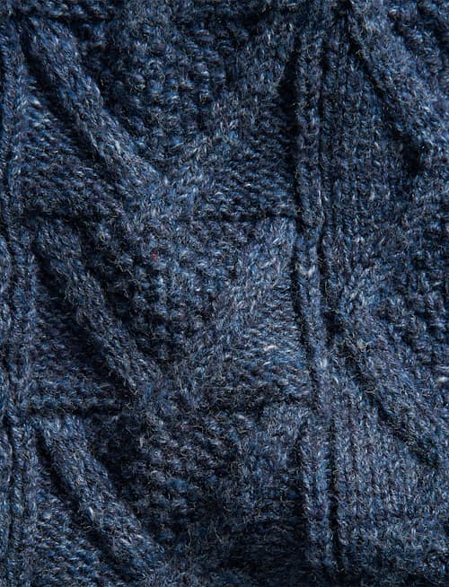 laydown detail image of Cable Shawl Cardigan