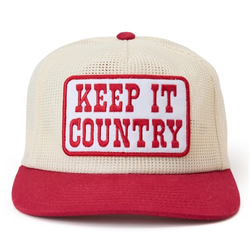 laydown image of Keep It Country Mesh Trucker