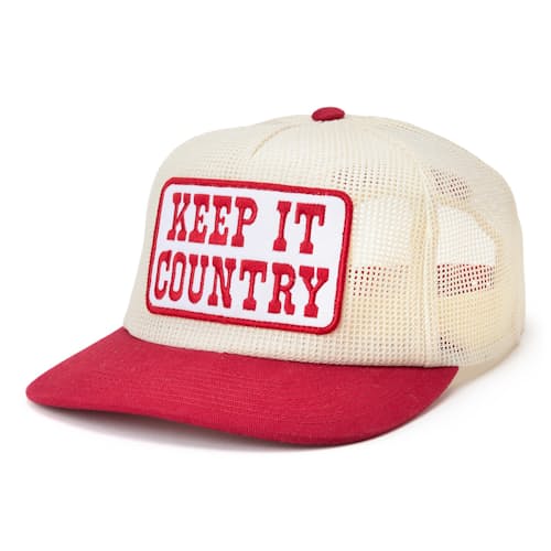 laydown image of Keep It Country Mesh Trucker