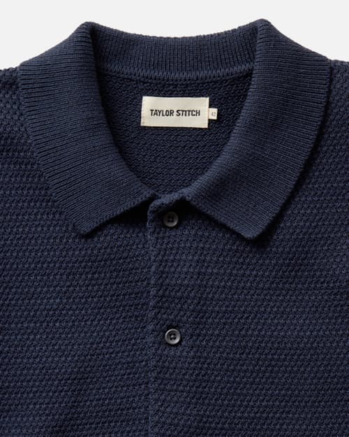 laydown detail image of The Button Down Polo