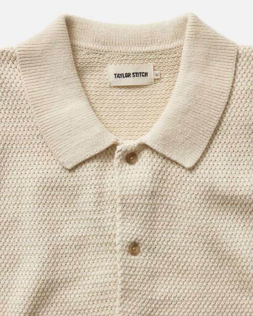 laydown detail image of The Button Down Polo