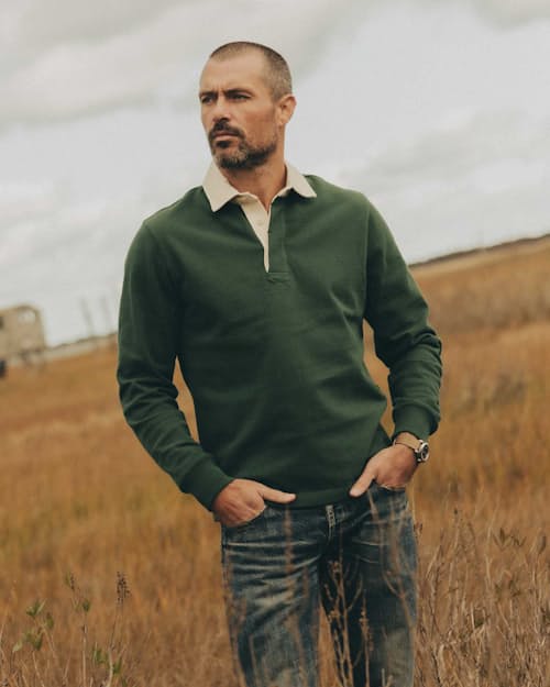 lifestyle image of The Rugby Shirt