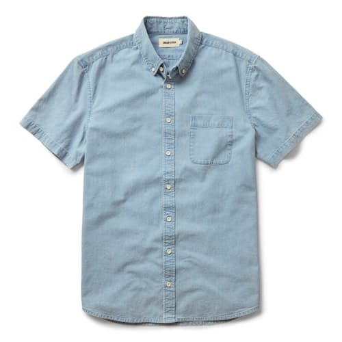 laydown image of The Jack Everyday Oxford Short Sleeve Shirt