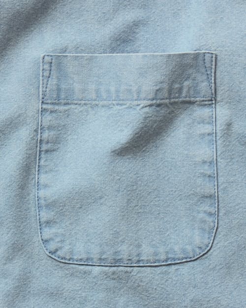 laydown detail image of The Jack Everyday Oxford Short Sleeve Shirt