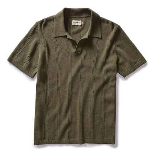 laydown image of The Valencia Sweater Polo