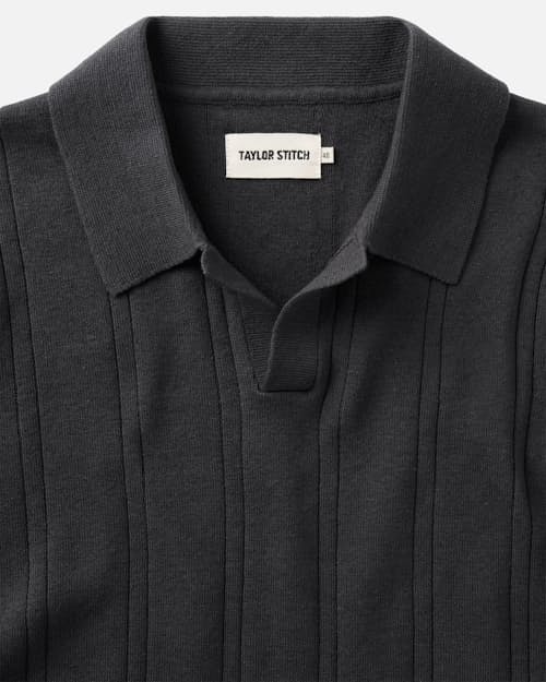 laydown detail image of The Valencia Sweater Polo