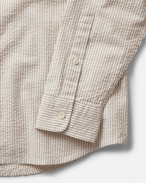 laydown detail image of The Jack Seersucker Shirt