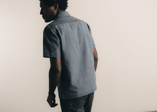 on model image of The Surplus Short Sleeve Shirt