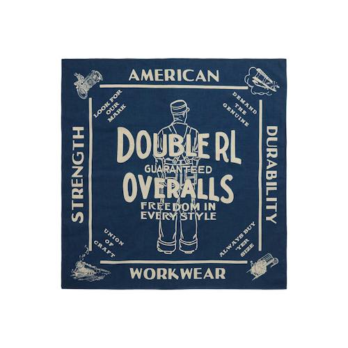 laydown image of American Workwear Screenprint Cotton Bandana