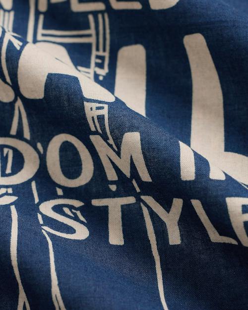 laydown detail image of American Workwear Screenprint Cotton Bandana