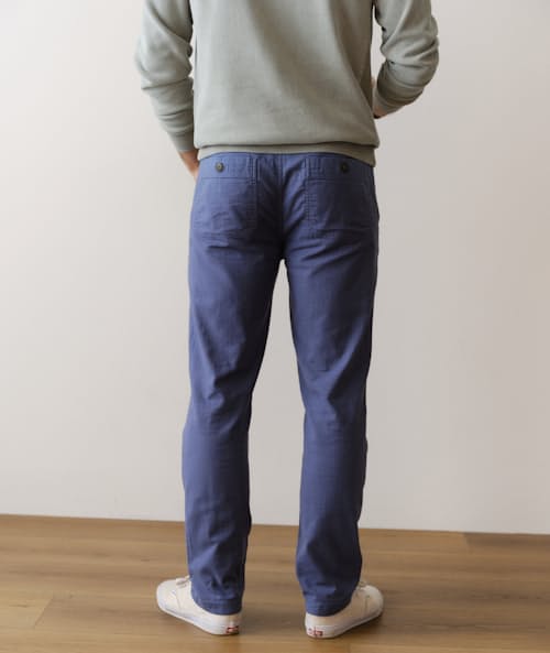 on model image of Saturday Stretch Beach Pant
