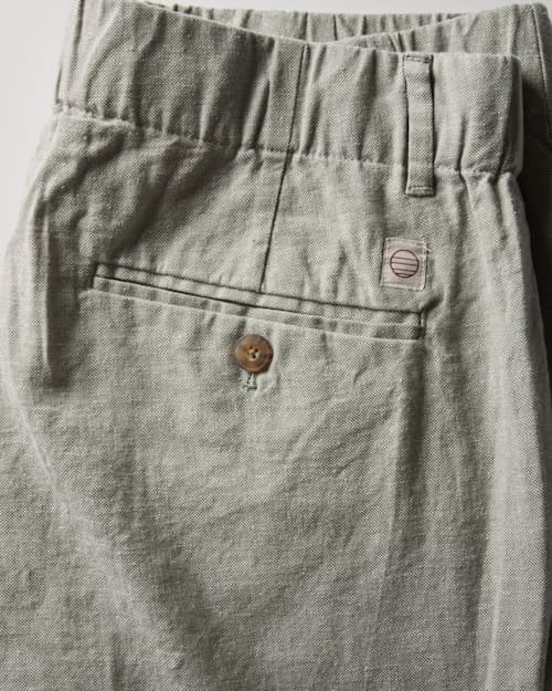 laydown detail image of Saturday Hemp Chino