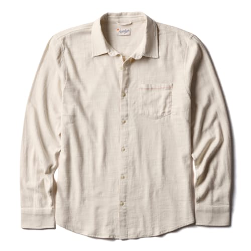 laydown image of Classic Stretch Selvage Long Sleeve Shirt