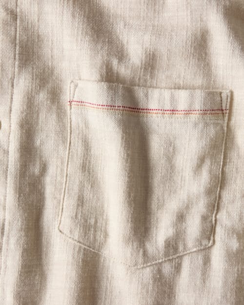 laydown detail image of Classic Stretch Selvage Long Sleeve Shirt