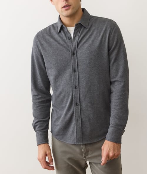 on model image of Pacifica Stretch Shirt