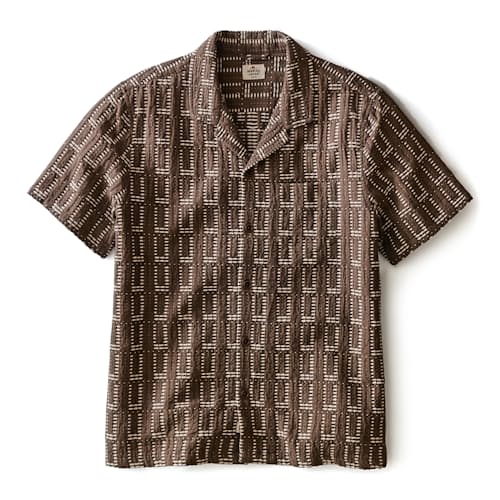 laydown image of Dobby Resort Shirt