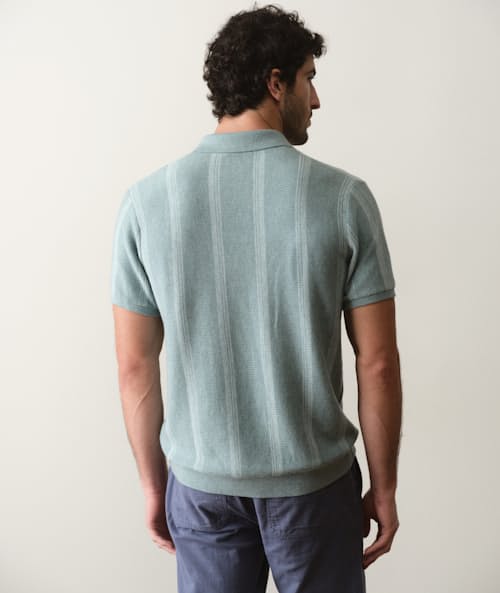 on model image of Liam Sweater Polo